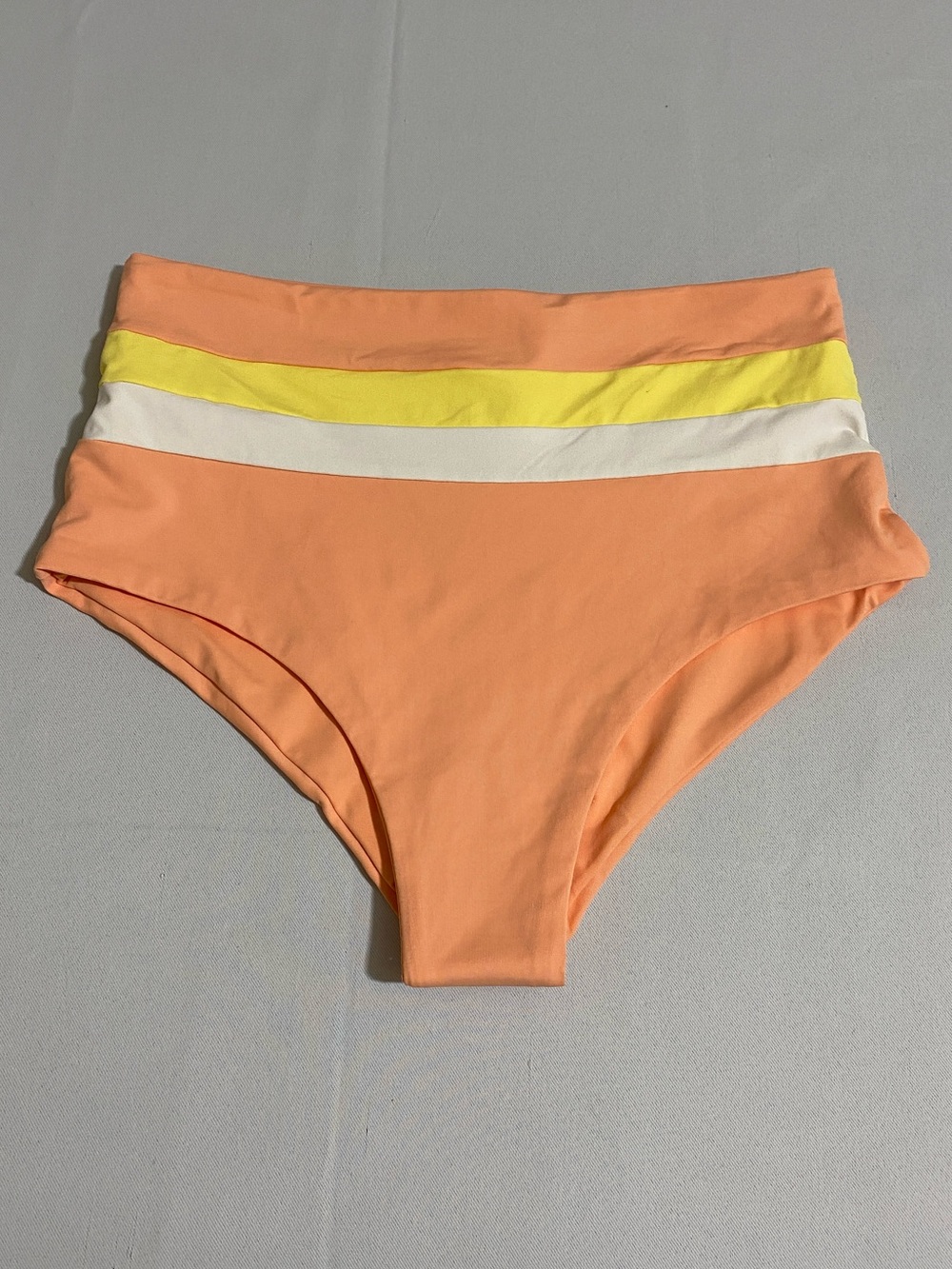 NWOT L* SPACE Portia Stripe High Waisted Bikini Bottom Size M